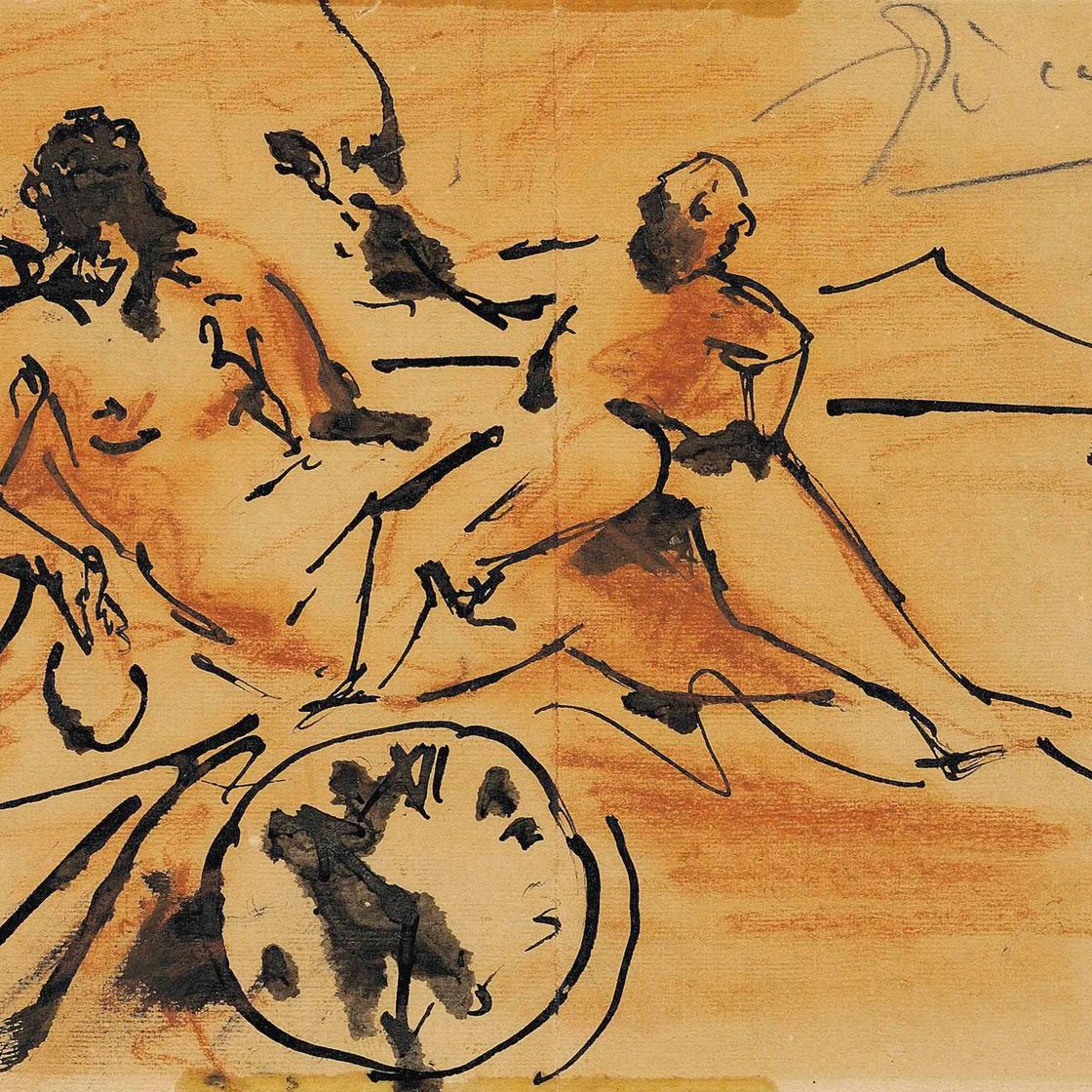 Pablo Picasso — Памятник на горе в Париже