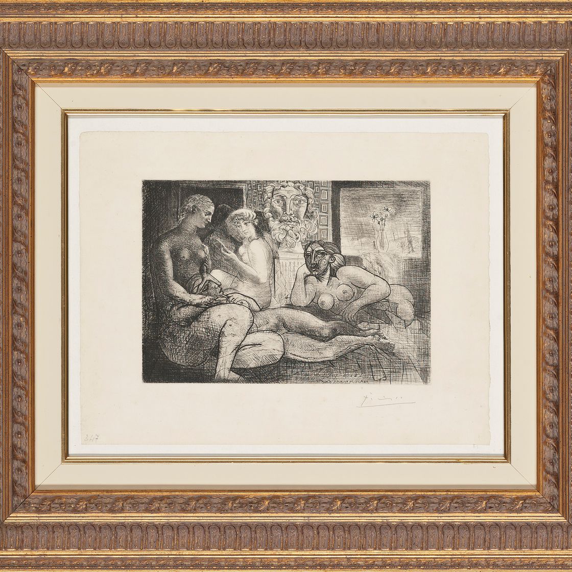 Pablo Picasso — "Четыре новые женщины и их скульптура наедине", автор: Ла Сюит Воллар, изображение 2