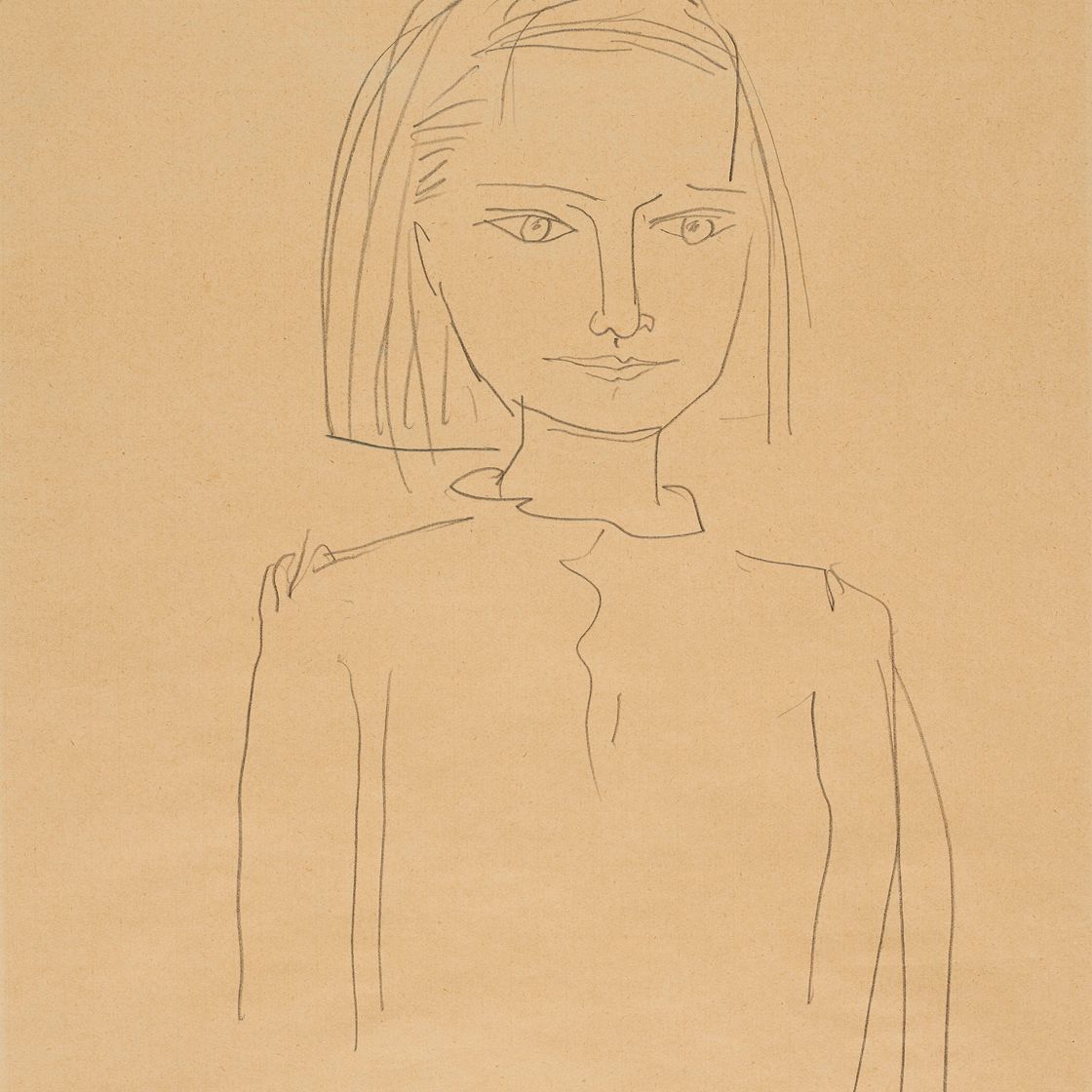 Pablo Picasso — Портрет молодой девушки, III