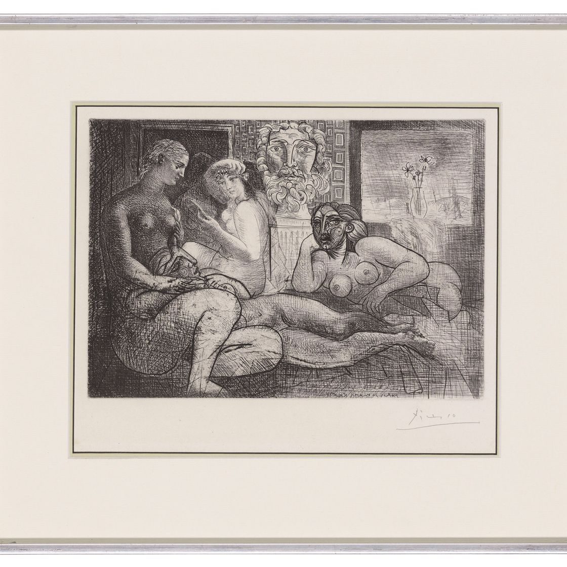 Pablo Picasso — "Четыре новые женщины и их скульптура наедине", автор: Ла Сюит Воллар, изображение 2