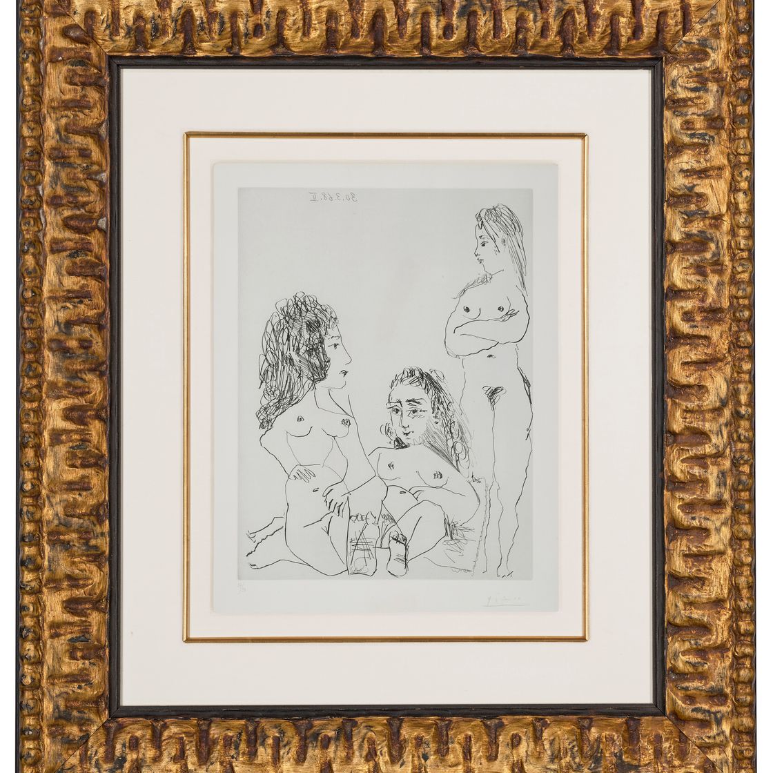 Pablo Picasso — Ла Сери 347: три отпечатка, изображение 5