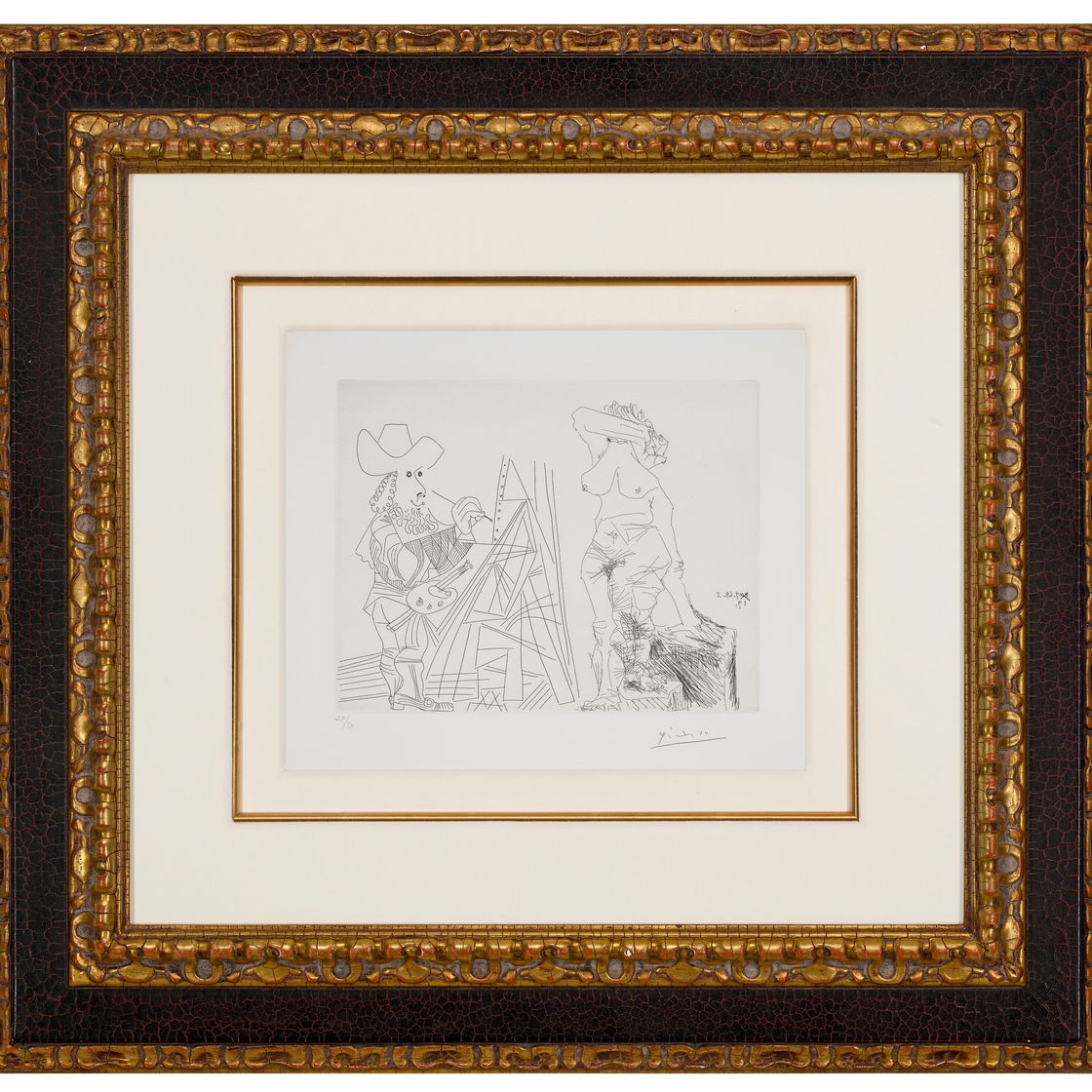 Pablo Picasso — Ла Сери 347: три отпечатка, изображение 7