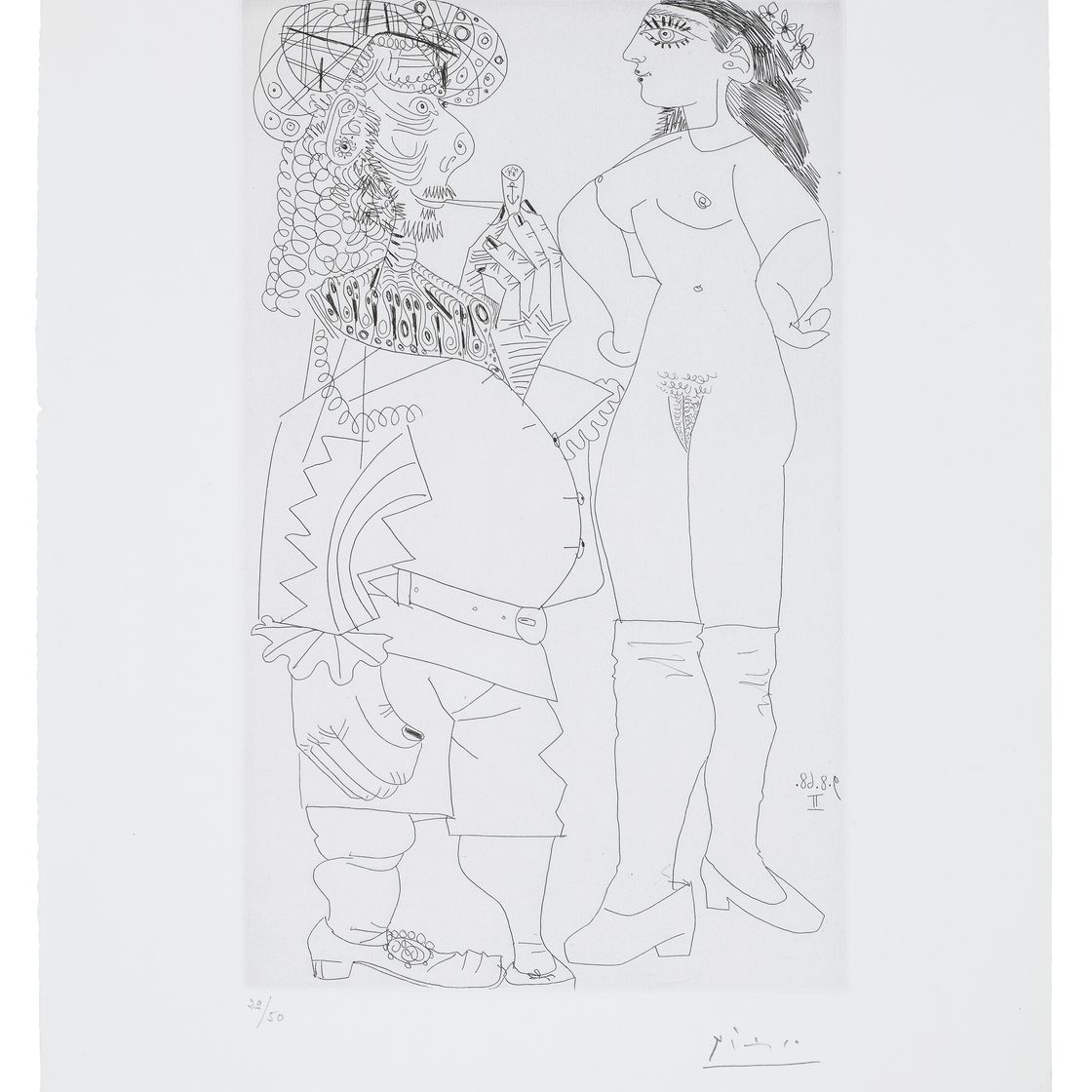 Pablo Picasso — Ла Сери 347: три отпечатка, изображение 8