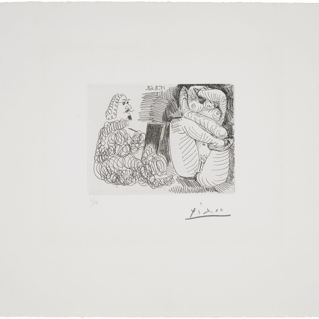 Pablo Picasso — Ла Сери 347: три отпечатка, изображение 9