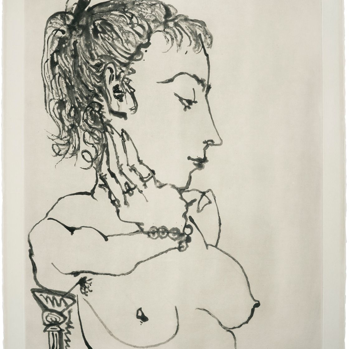 Pablo Picasso — Бюст женщины, изображение 1