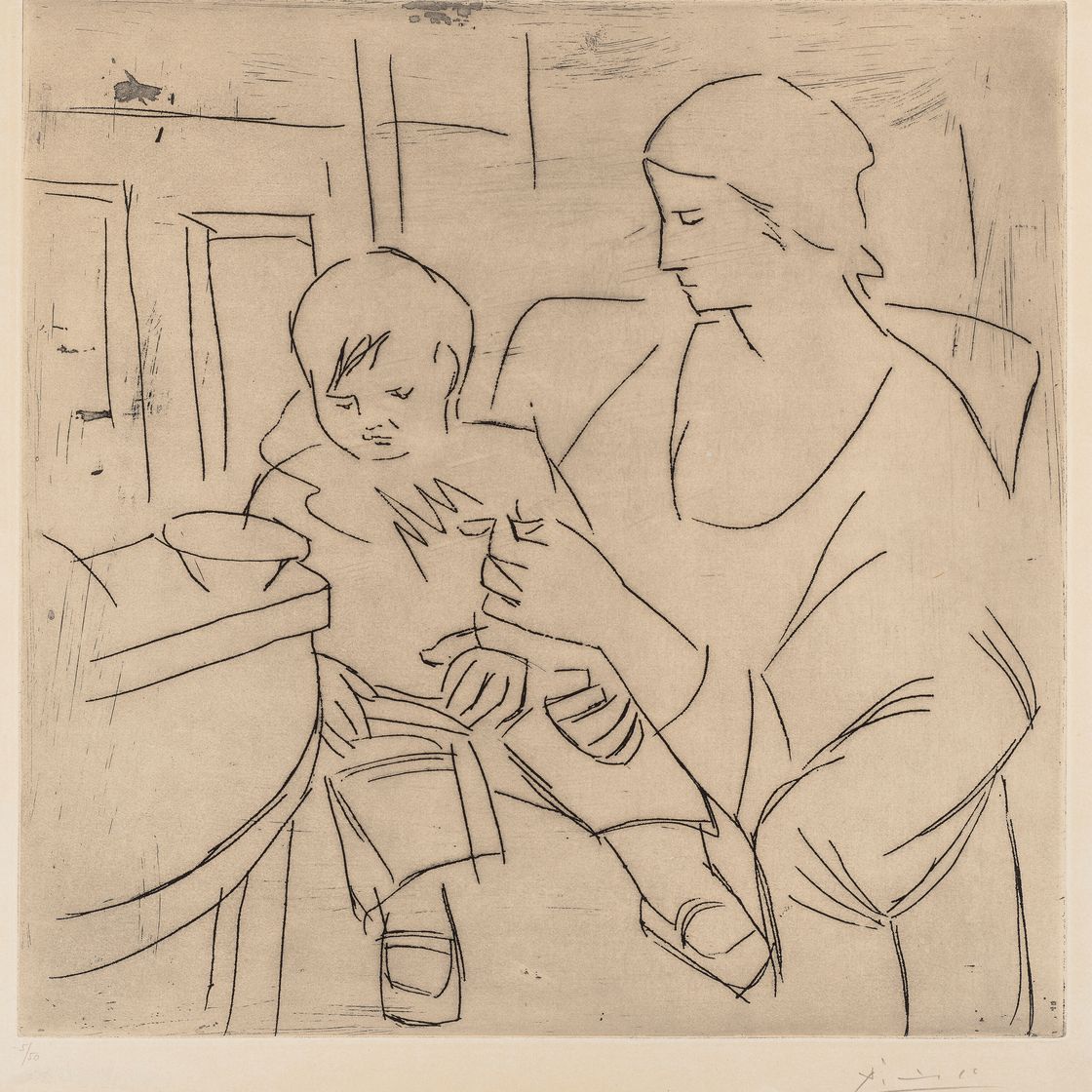 Pablo Picasso — Материнство, изображение 1