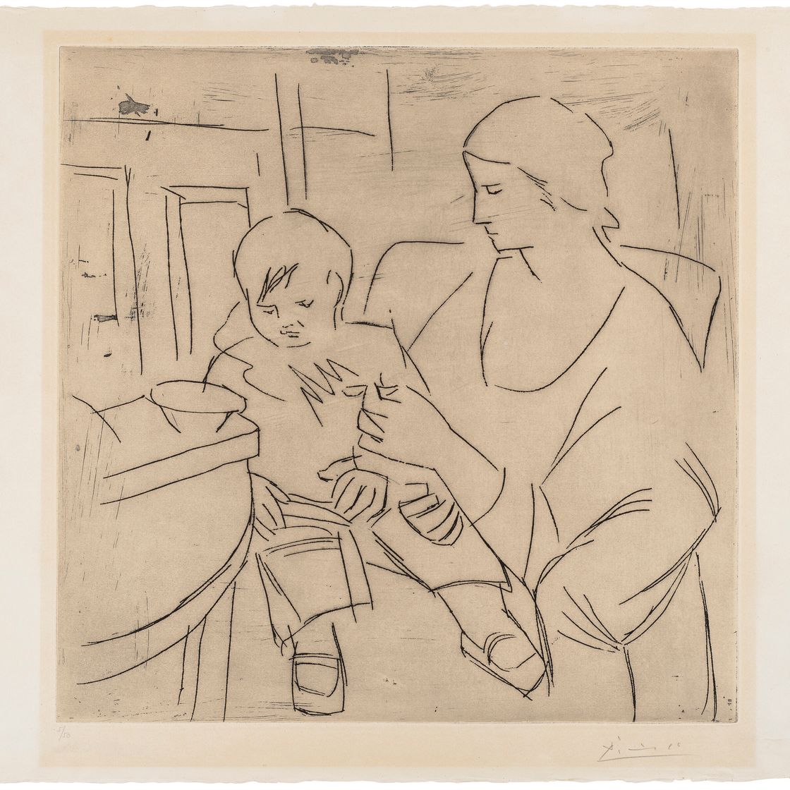 Pablo Picasso — Материнство, изображение 3