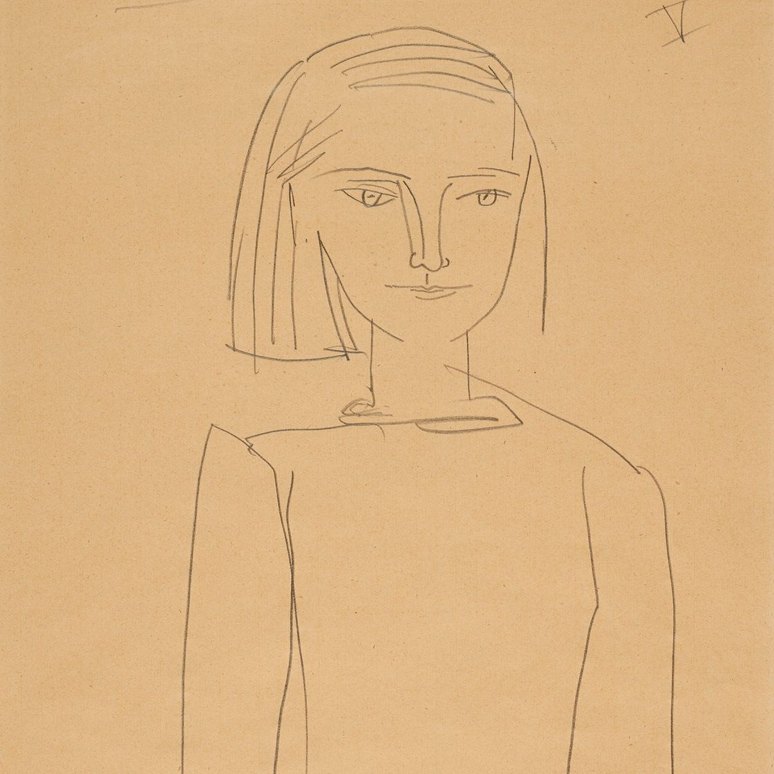 Pablo Picasso — Портрет молодой девушки, В