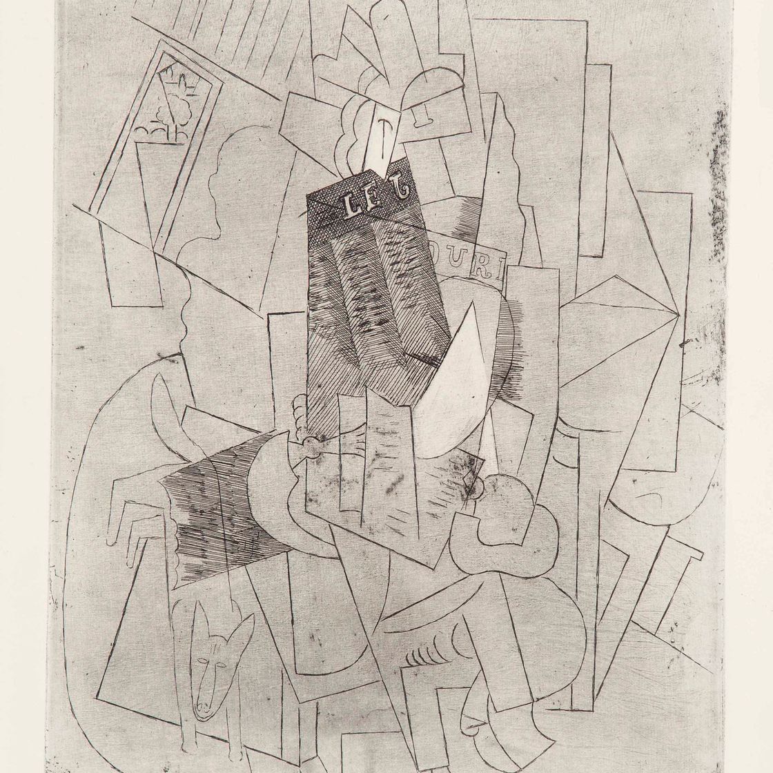 Pablo Picasso — Человек с ребенком (улица Шельшер)