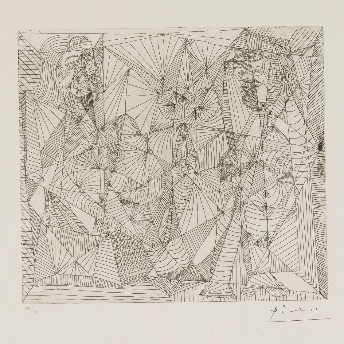 Pablo Picasso — Двойка фигур
