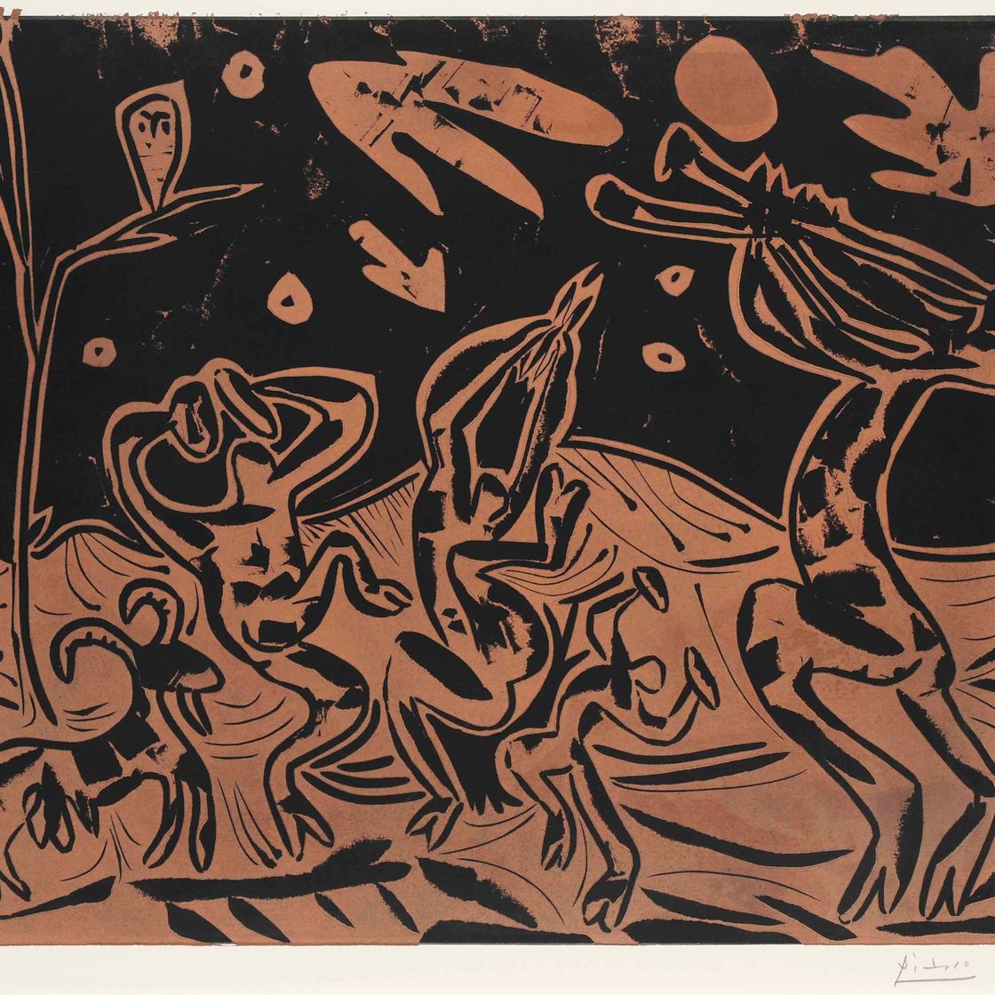 Pablo Picasso — Танцоры в доме