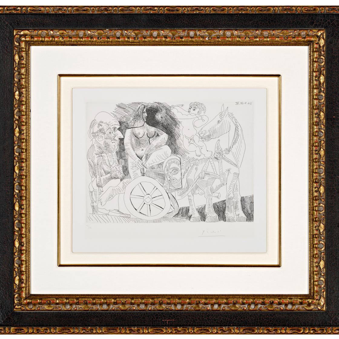 Pablo Picasso — Ла Сери 347: три отпечатка, изображение 5