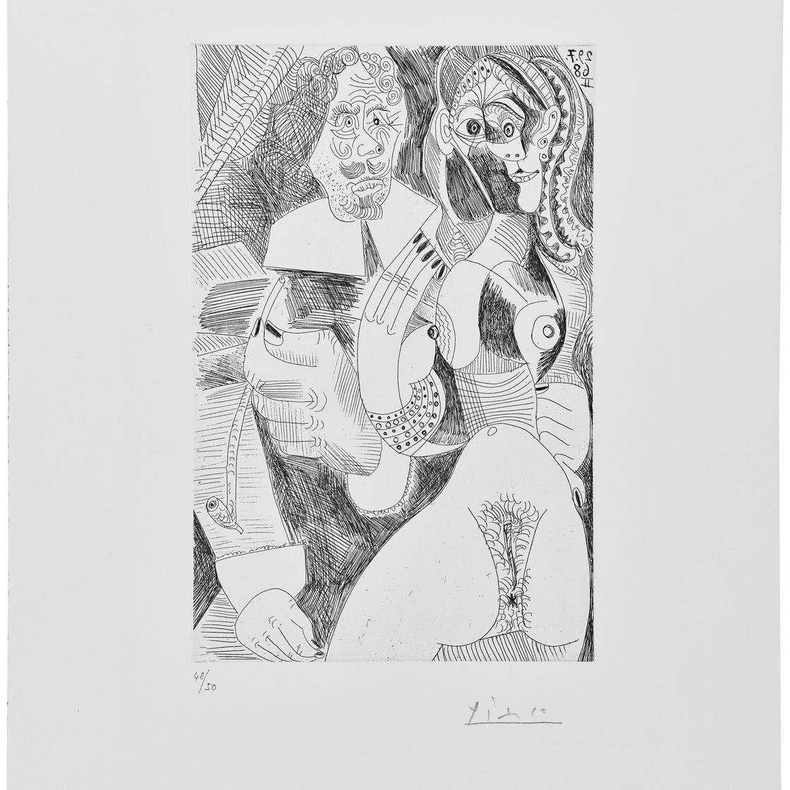 Pablo Picasso — Ла Сери 347: три отпечатка, изображение 9