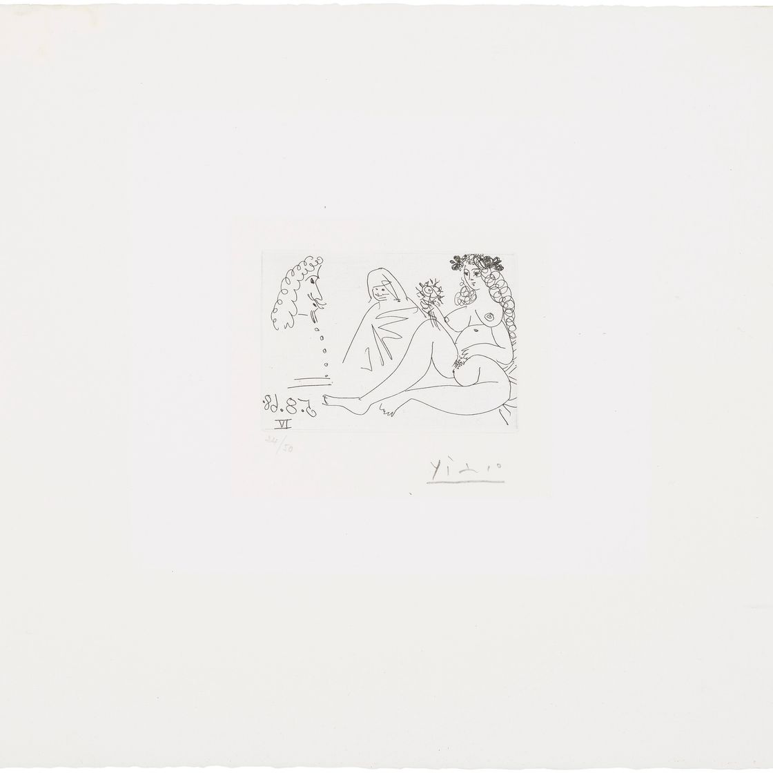 Pablo Picasso — Ла Сери 347: три отпечатка, изображение 10