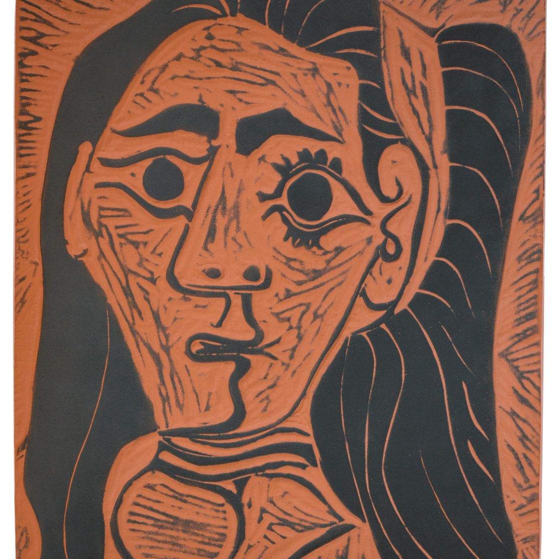 Pablo Picasso — Женская блузка с цветочным принтом (артикул 520)