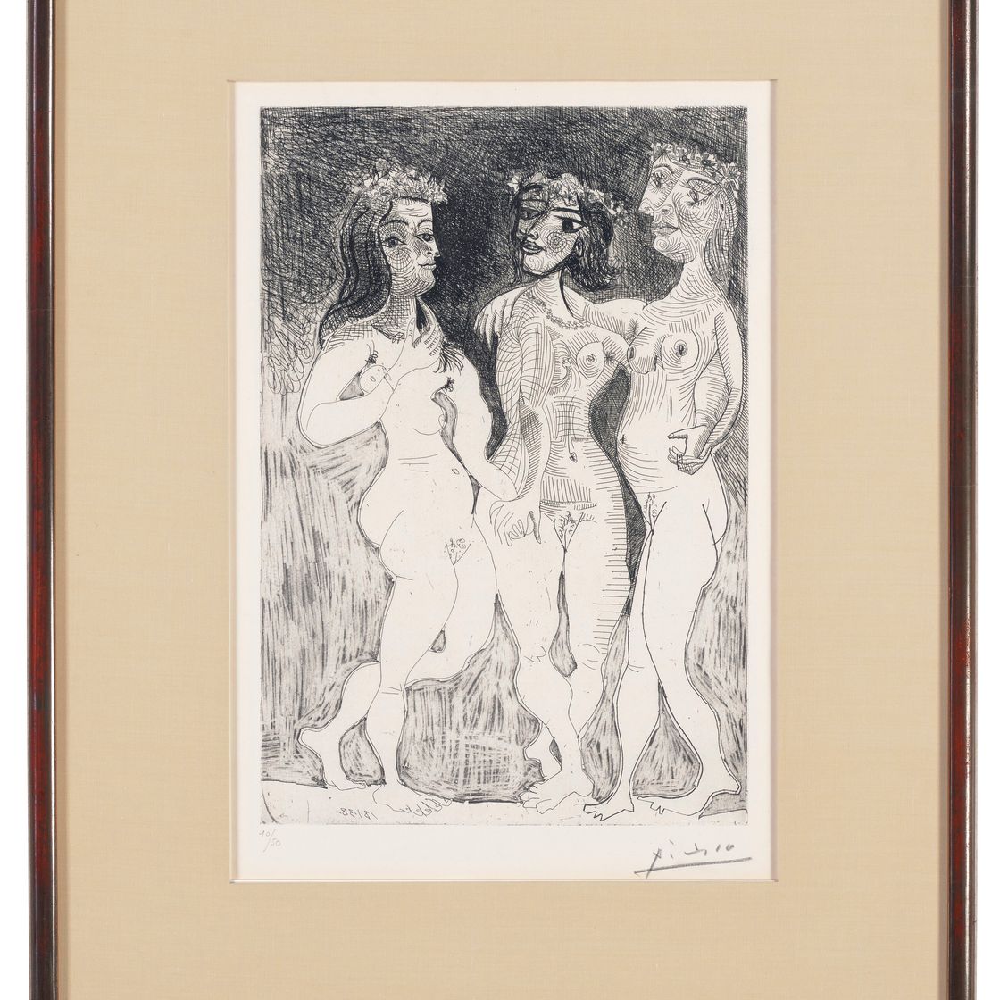 Pablo Picasso — Трое женщин, изображение 2