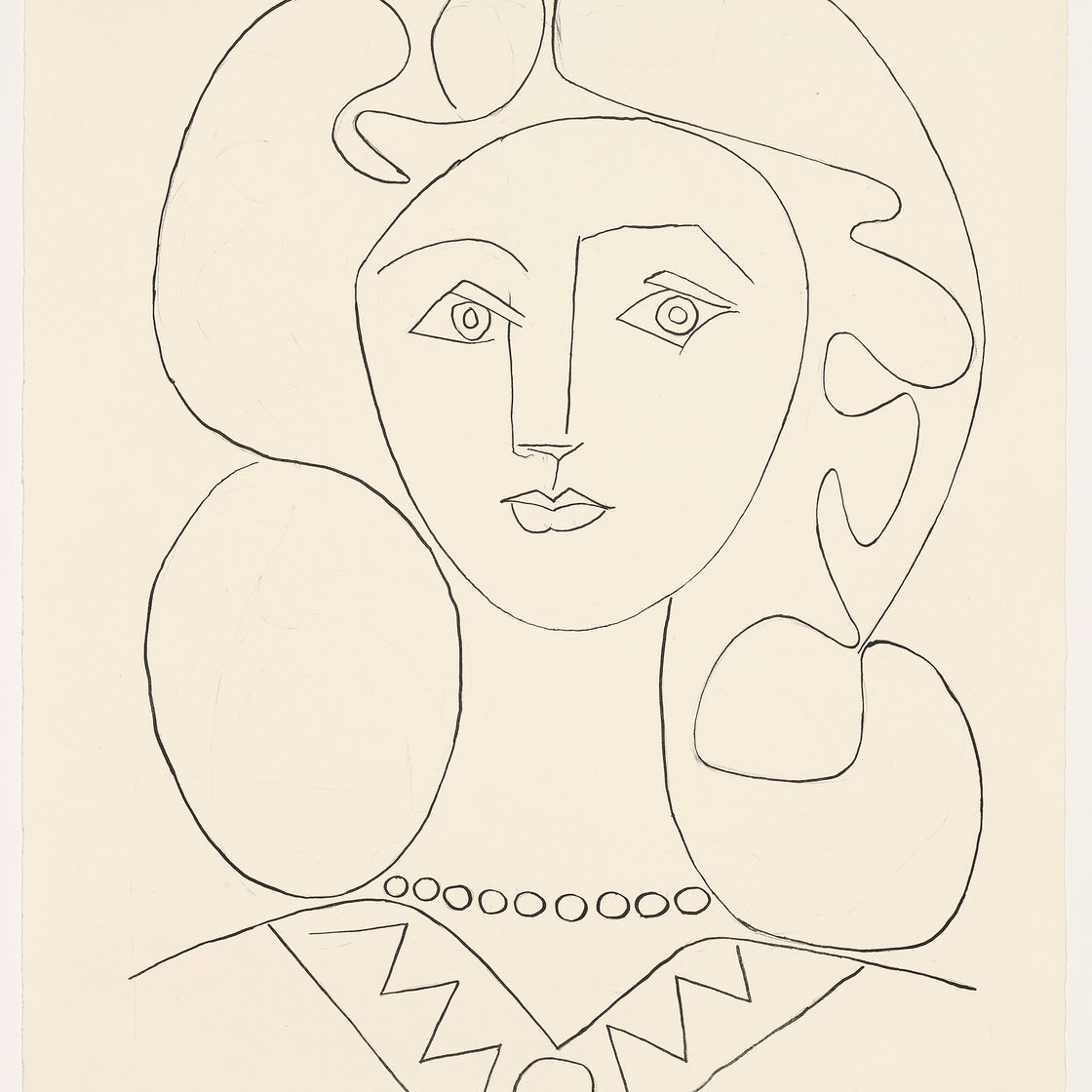Pablo Picasso — Женщина в колье (В. 438; М. 84)