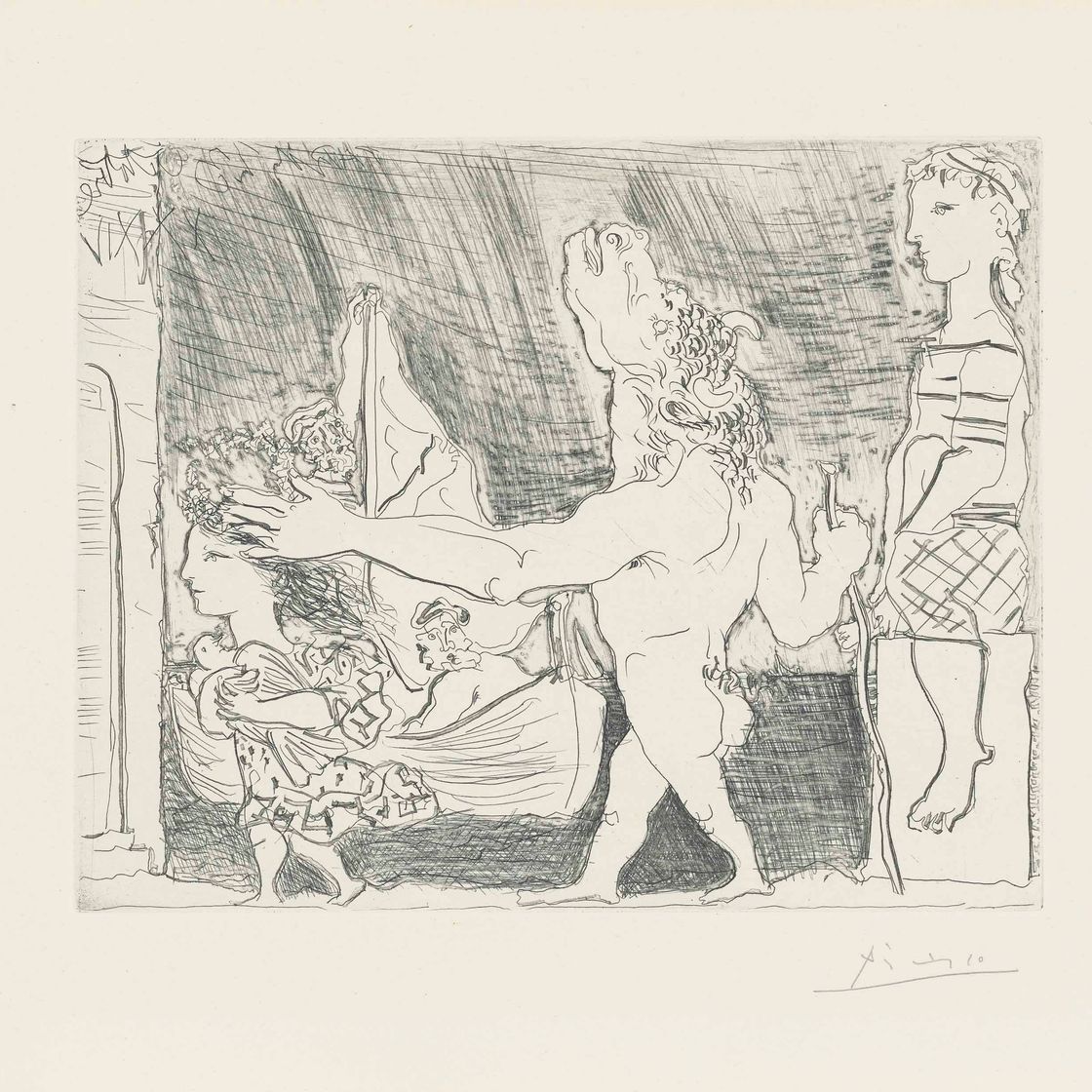 Pablo Picasso — Минотавр, путеводитель по филе II, от: La Suite Vollard