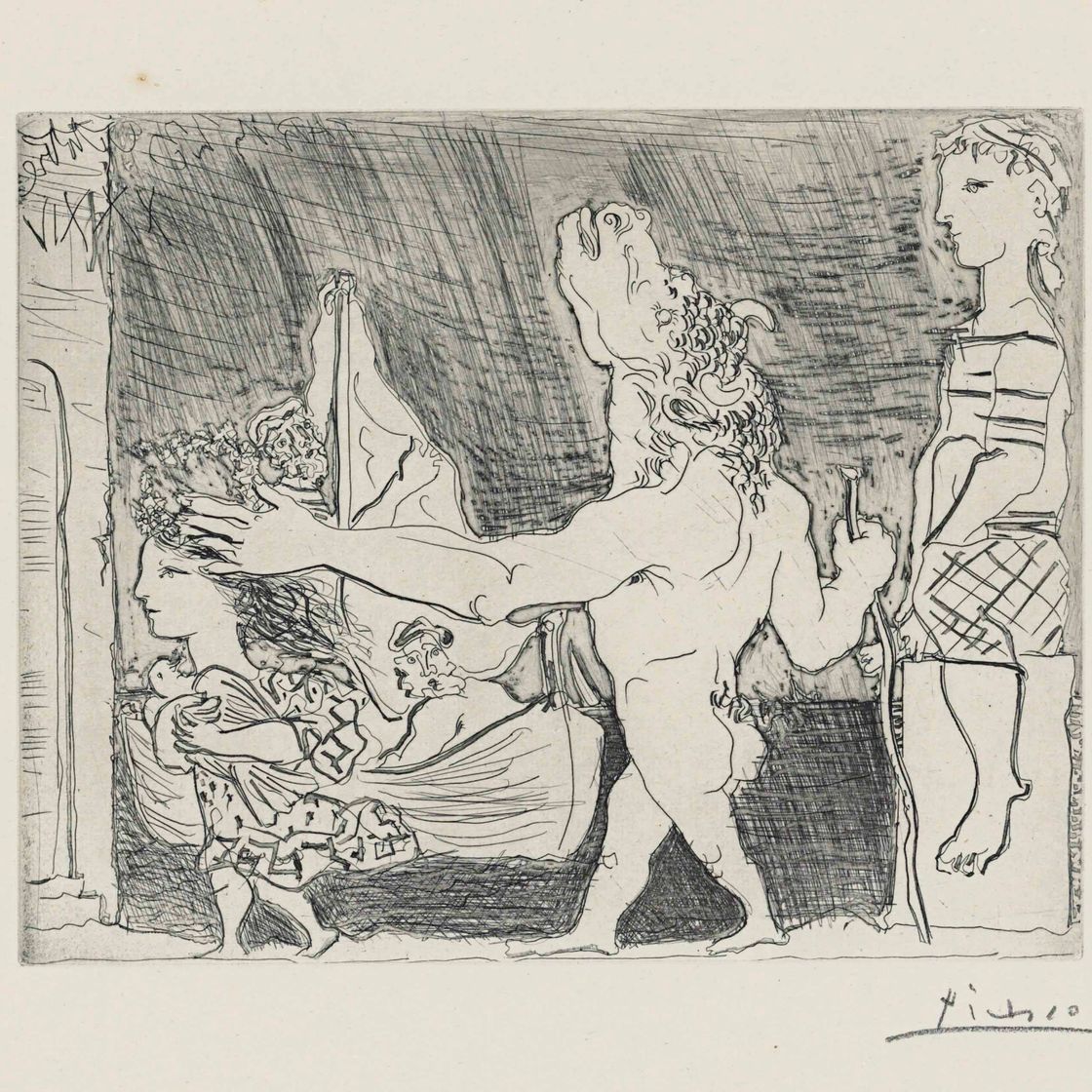 Pablo Picasso — Минотавр, путеводитель по филе II, от: La Suite Vollard