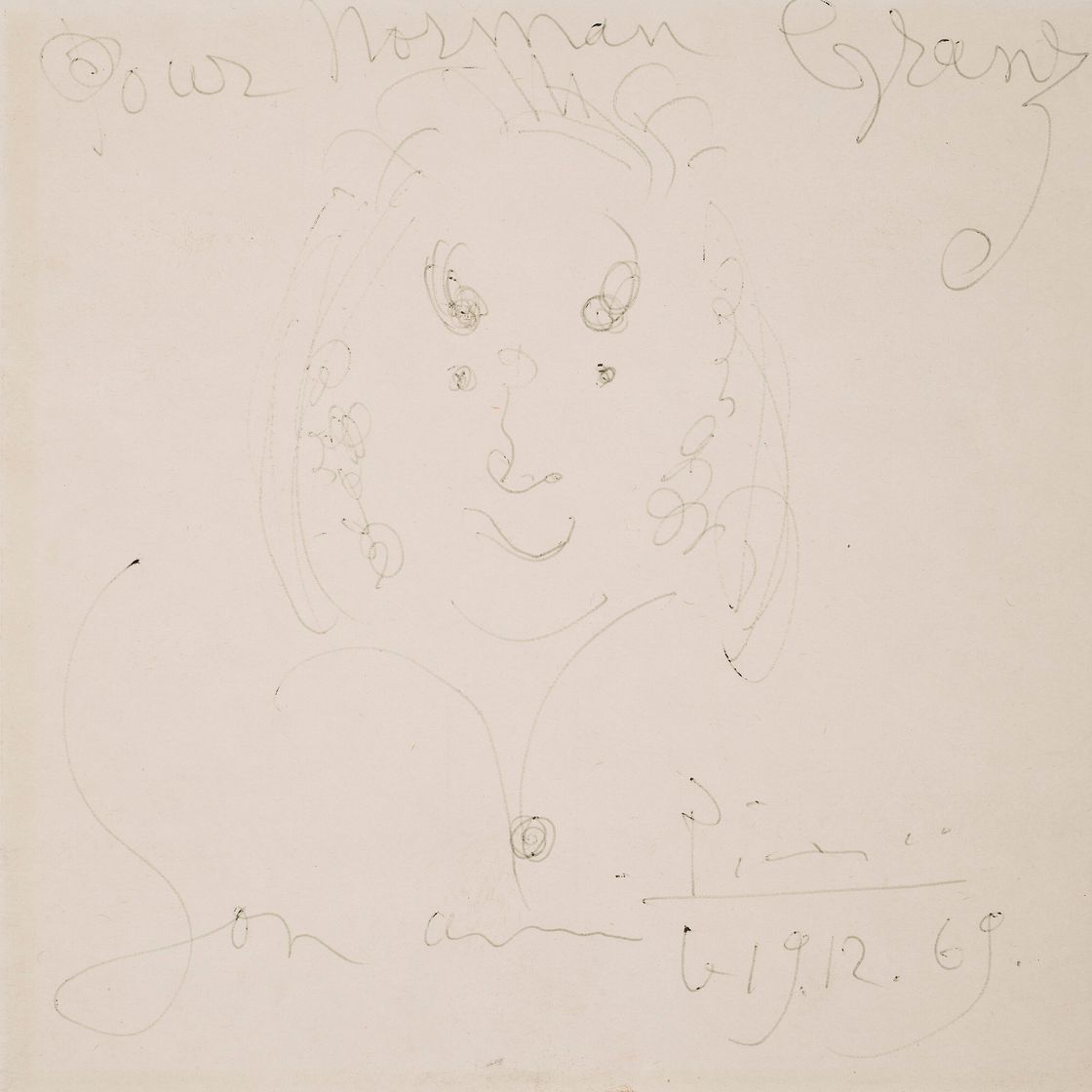 Pablo Picasso — Тет-а-тет с фавном, изображение 1