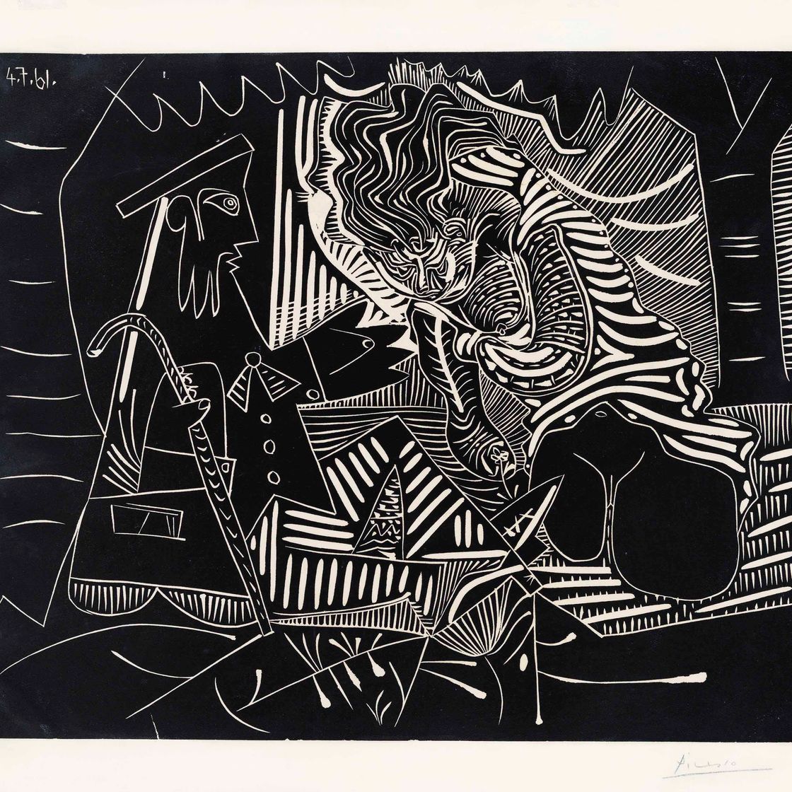 Pablo Picasso — Встреча на траве, д'Апре Мане