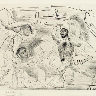 Pablo Picasso — Битва (B. 301; Ba. 629)