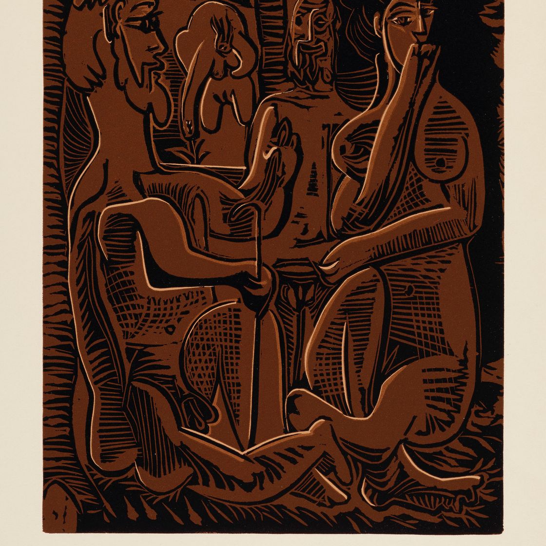 Pablo Picasso — Маленький день на траве, д'Апре Мане