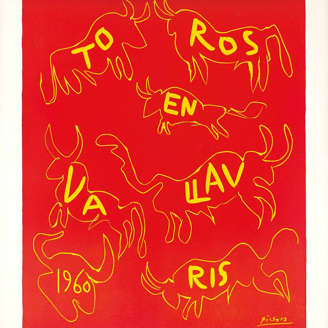 Pablo Picasso — Торос-ан-Валлорис, 60 (Блох 1291; Бэр 1269)