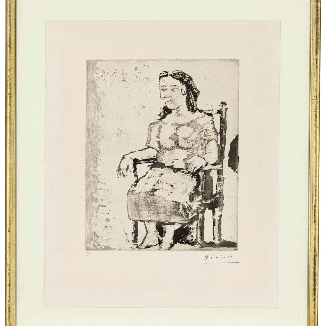 Pablo Picasso — Прекрасная женщина: Дора Маар, изображение 2