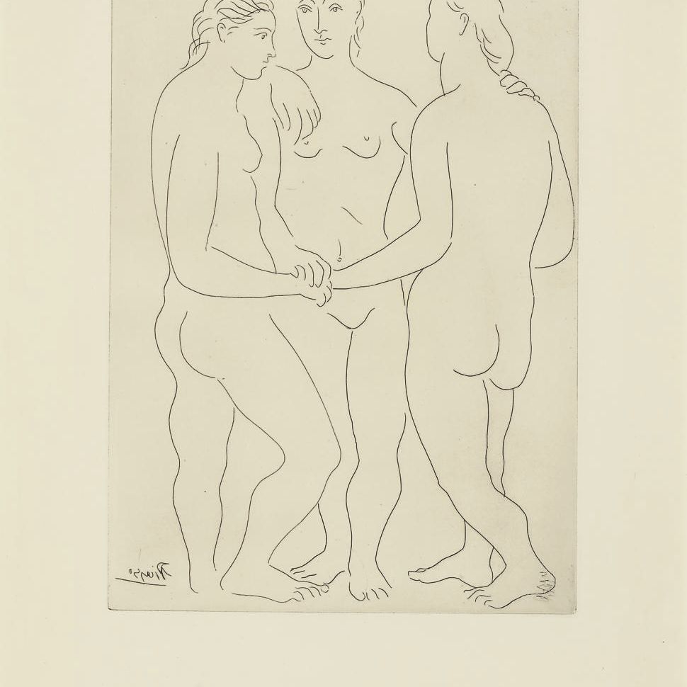 Pablo Picasso — Трое друзей (стр. 76; стр. 117)