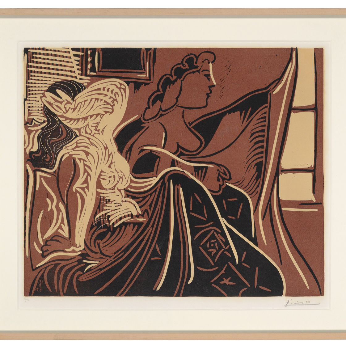 Pablo Picasso — Две женщины перед окном, изображение 2