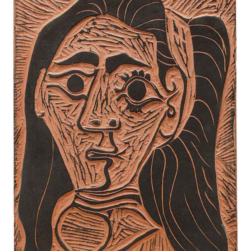 Pablo Picasso — Женщина с пышными волосами (A.R. 520)