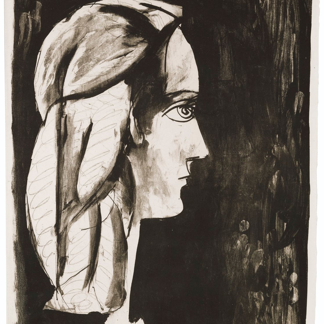 Pablo Picasso — Профиль в черном цвете