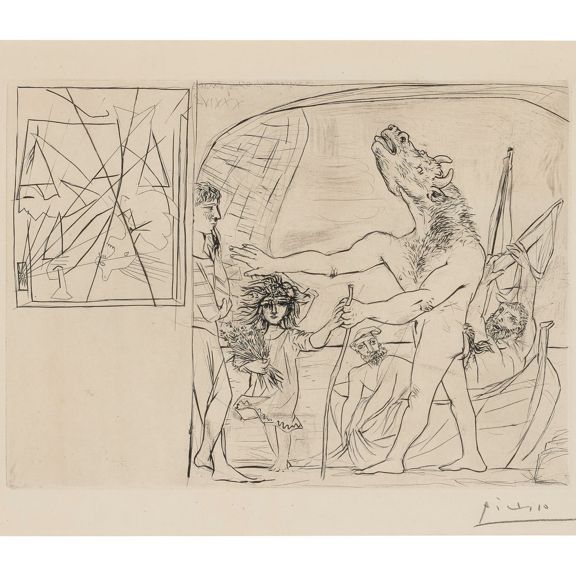 Pablo Picasso — Минотавр - путеводитель по филе, я, из "Люкса Воллара", изображение 1