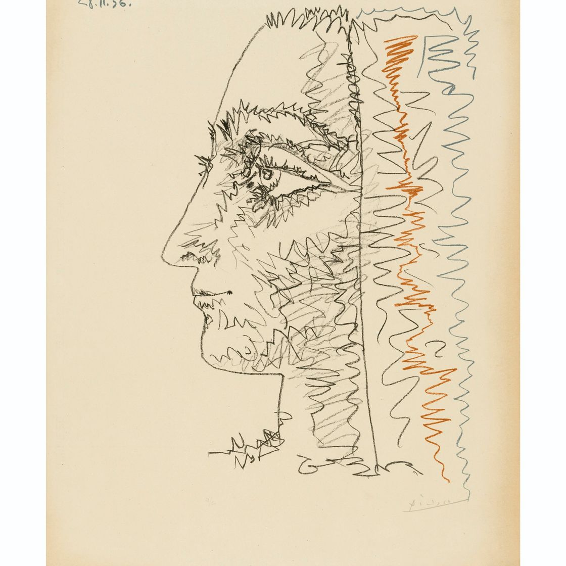 Pablo Picasso — Профиль трех кружков, изображение 1
