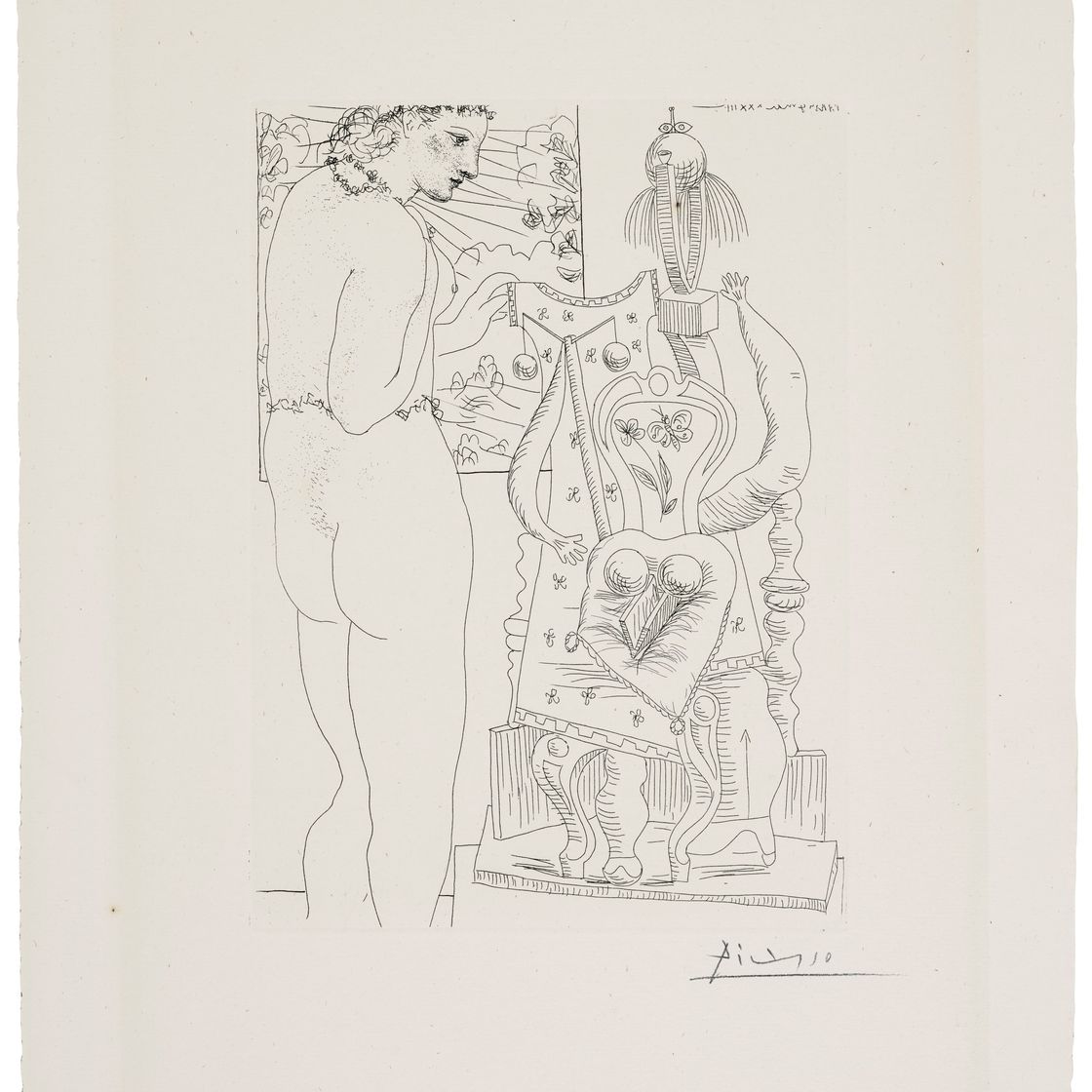 Pablo Picasso — Сюрреалистическая модель и скульптура из сюиты Воллар, изображение 1