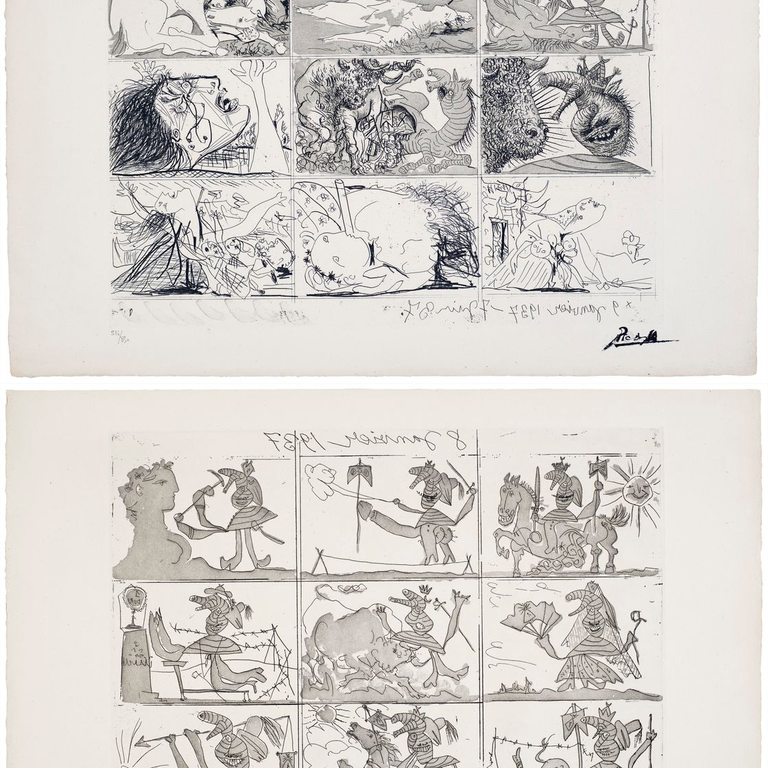 Pablo Picasso — Сын и мать Франко I и II, изображение 1