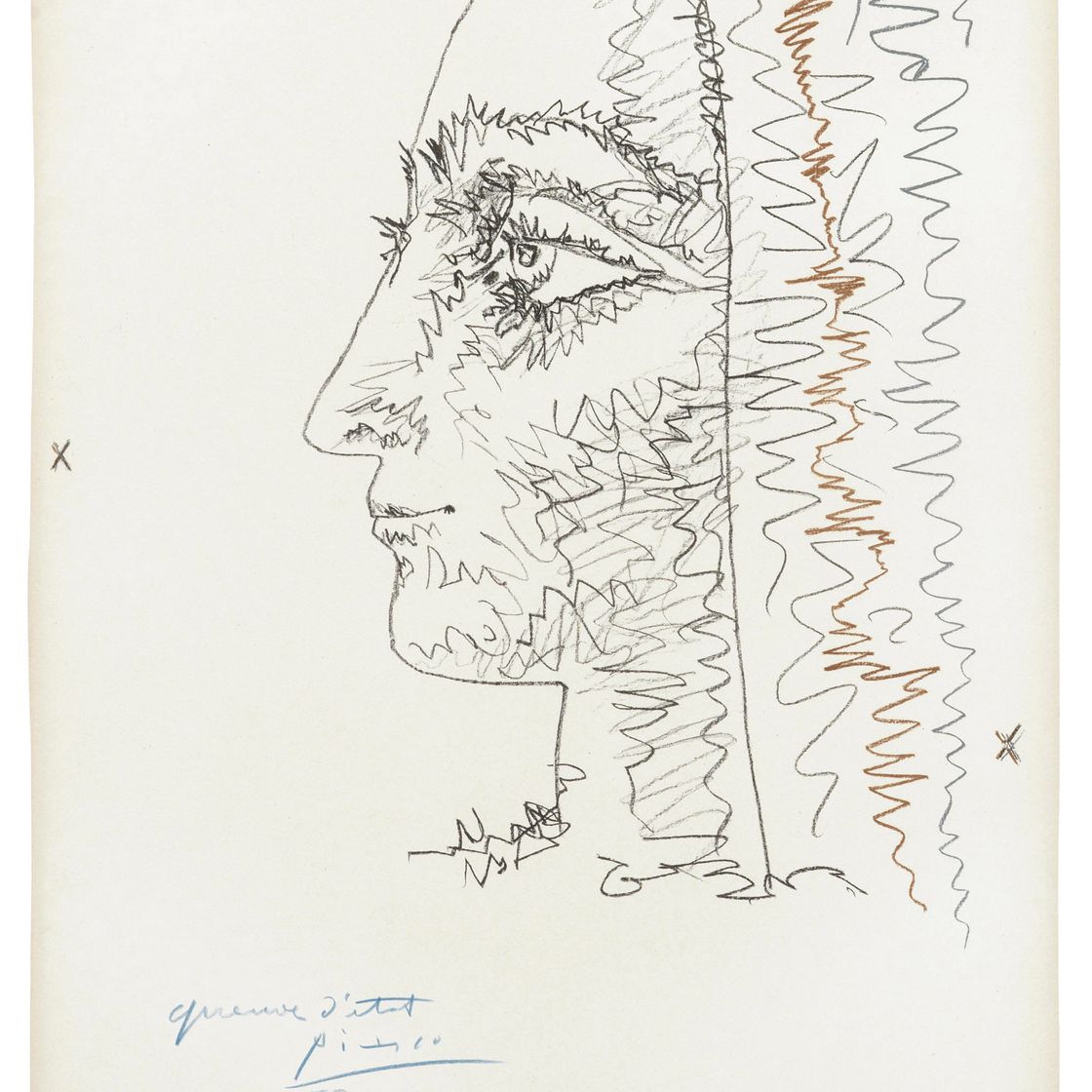 Pablo Picasso — Цвета Femme en Trois