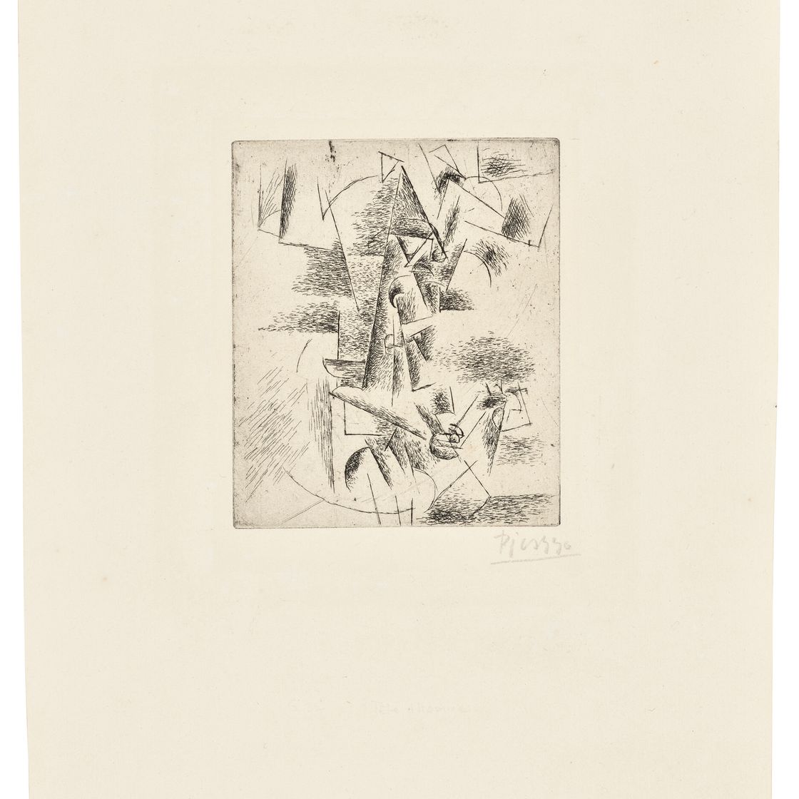 Pablo Picasso — Тет-а-тет с человеком за трубкой