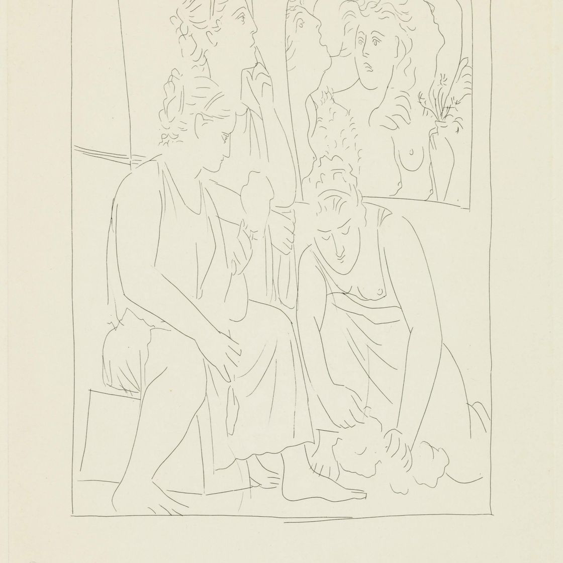 Pablo Picasso — Метаморфозы : 30 гравюр (стр. 99-128; стр. 143-172; см. кн. 19), изображение 3