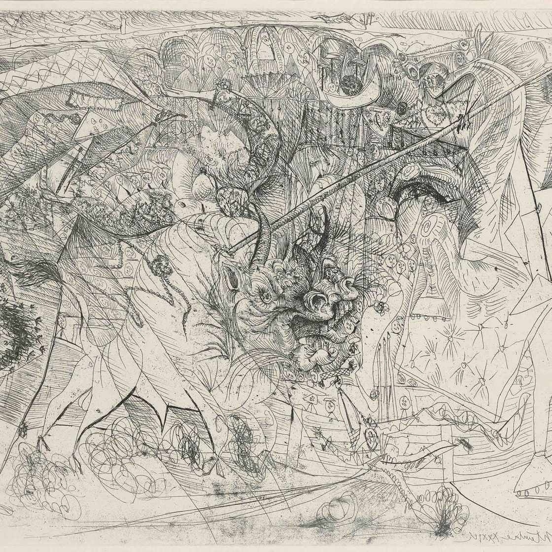 Pablo Picasso — Большая коррида для женщин-тореро (B. 1330; Ba. 433C)