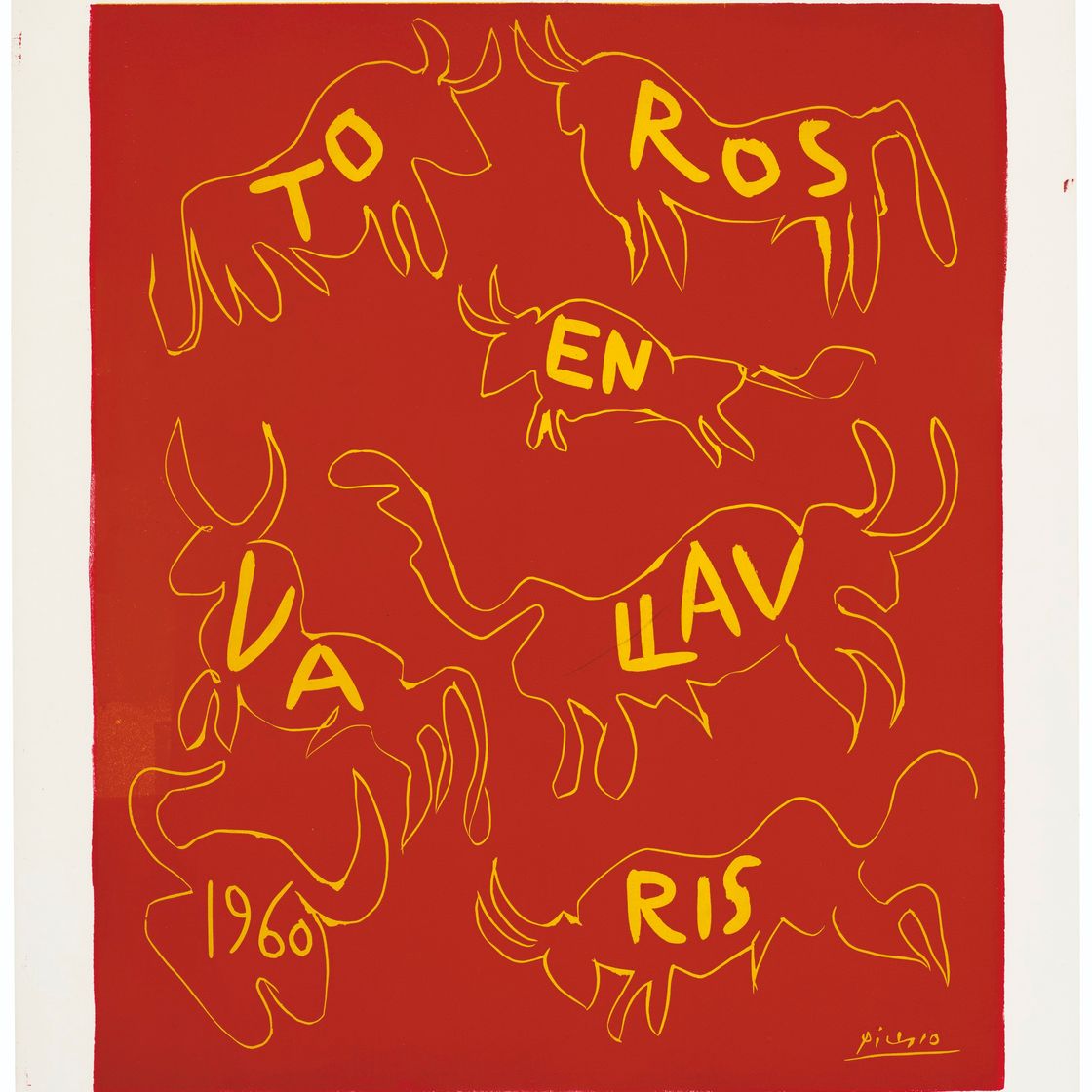Pablo Picasso — Торос-ан-Валлорис, 1960