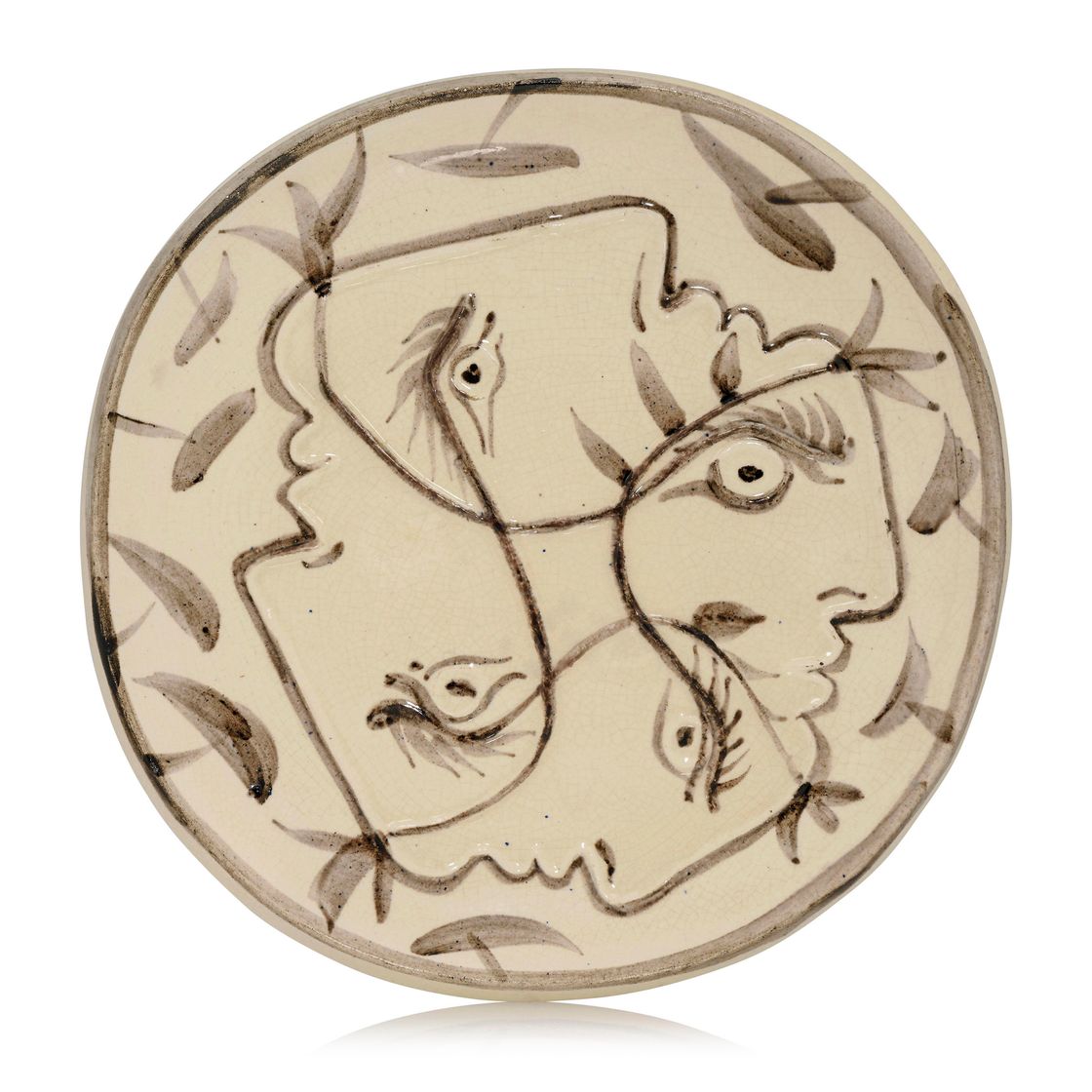 Pablo Picasso — Четыре профиля enlacés (A.R. 86)