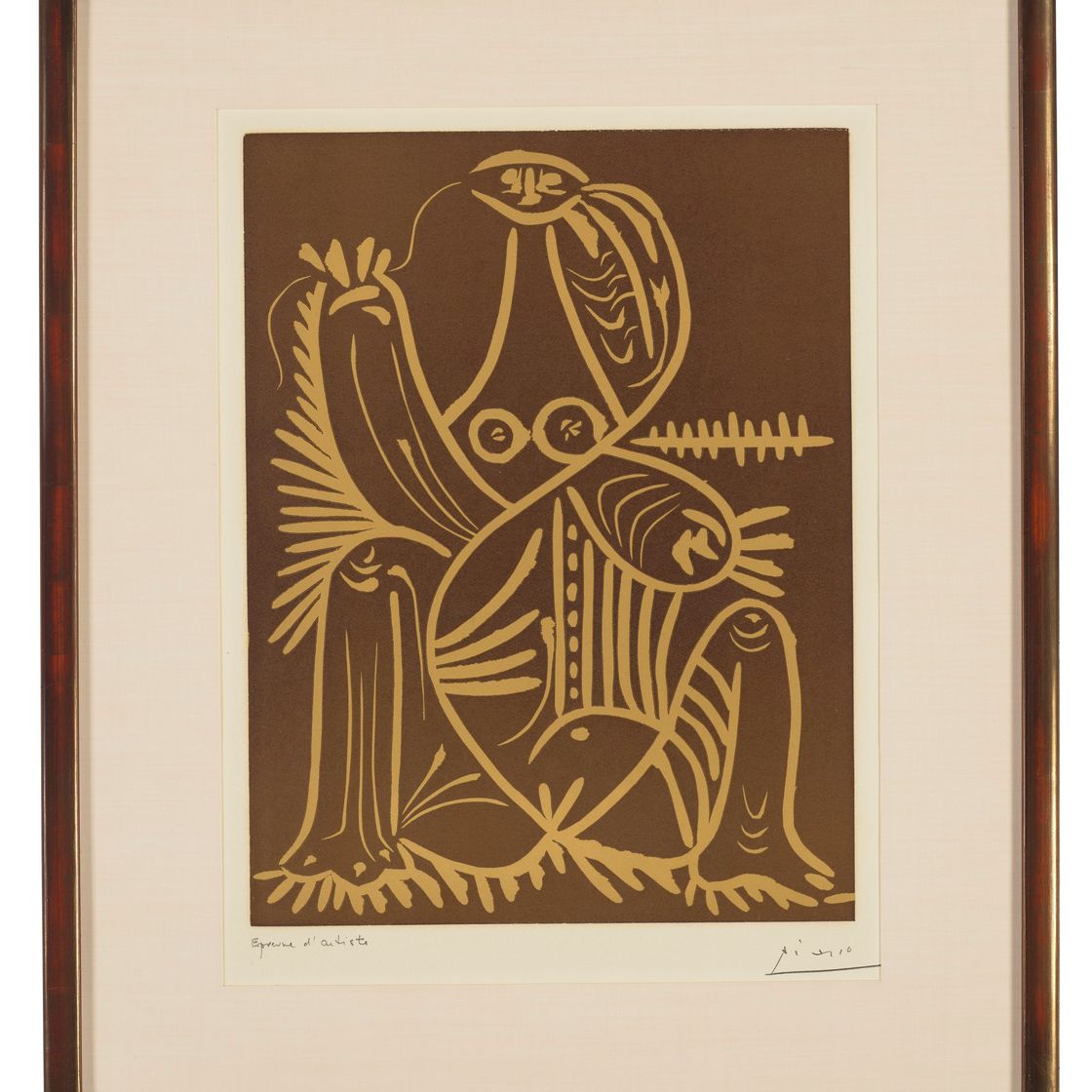 Pablo Picasso — Женская поза в пляжной пижаме.II, из дневника, изображение 2