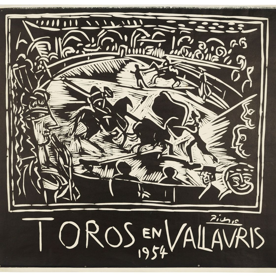 Pablo Picasso — Торос-ан-Валлорис, 1954