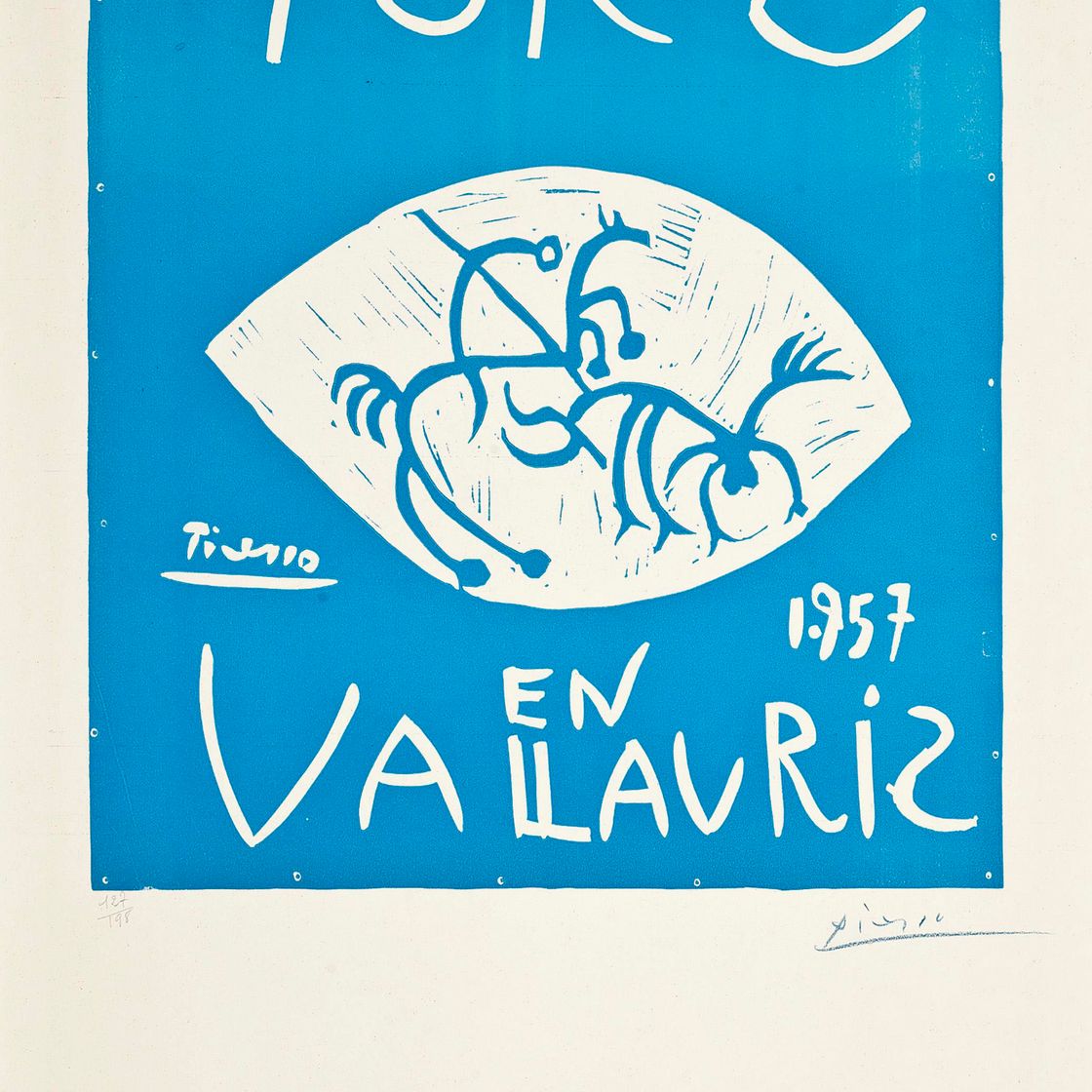 Pablo Picasso — Торос-ан-Валлорис, 1957 (Блох 1276; Баер 1045B)