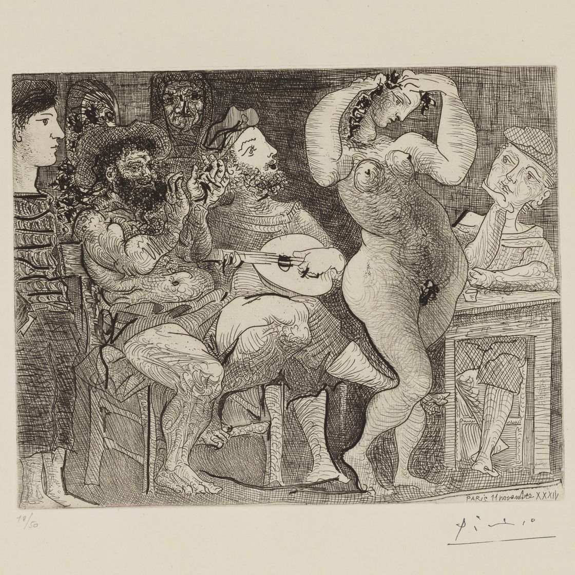 Pablo Picasso — В кабаре