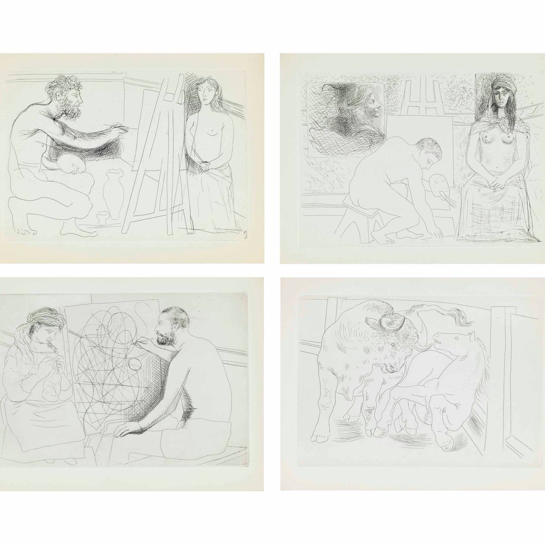 Pablo Picasso — Оноре де Бальзак, "Шеф-повар музея", Амбруаз Воллар, Париж, 1931.