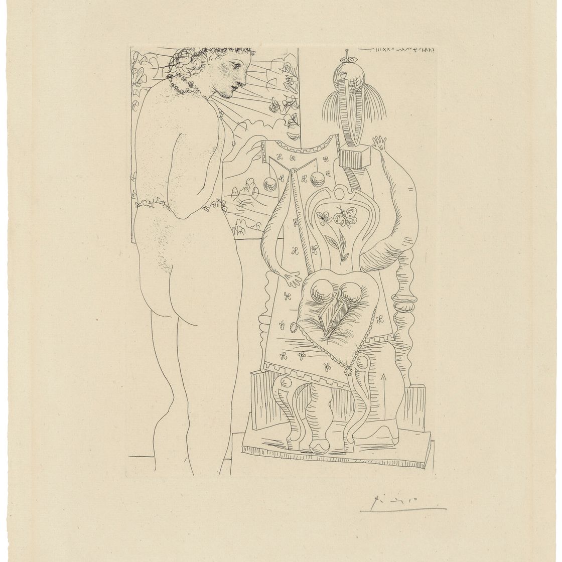 Pablo Picasso — Сюрреалистическая модель и скульптура , автор : Ла Сюит Воллар