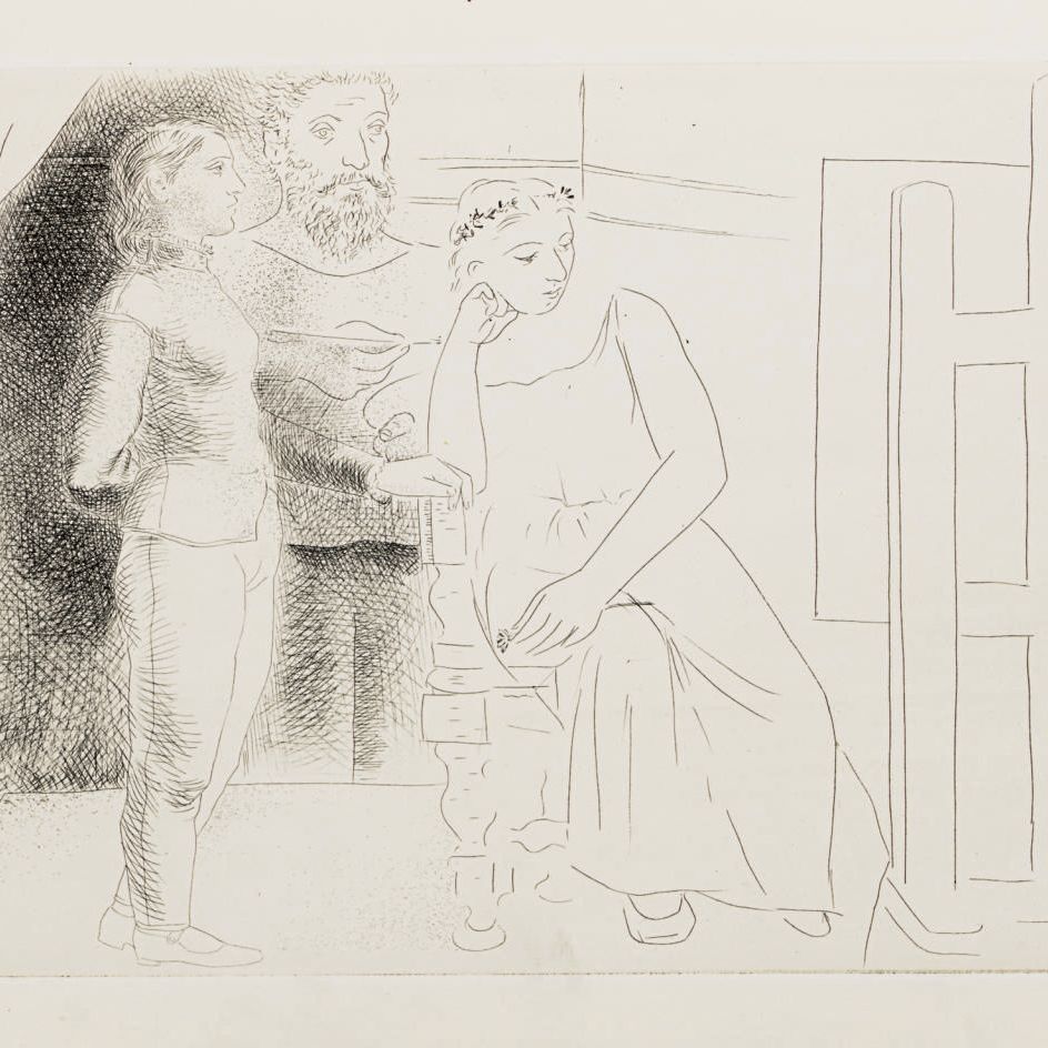 Pablo Picasso — Оноре де Бальзак, "Шеф-повар театра", А. Воллар, Париж, 1931 (стр. 82-94; Ba. 123-35; Cramer books, 20)